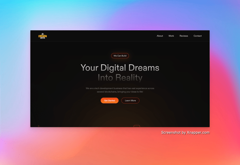 Degen Devs Website