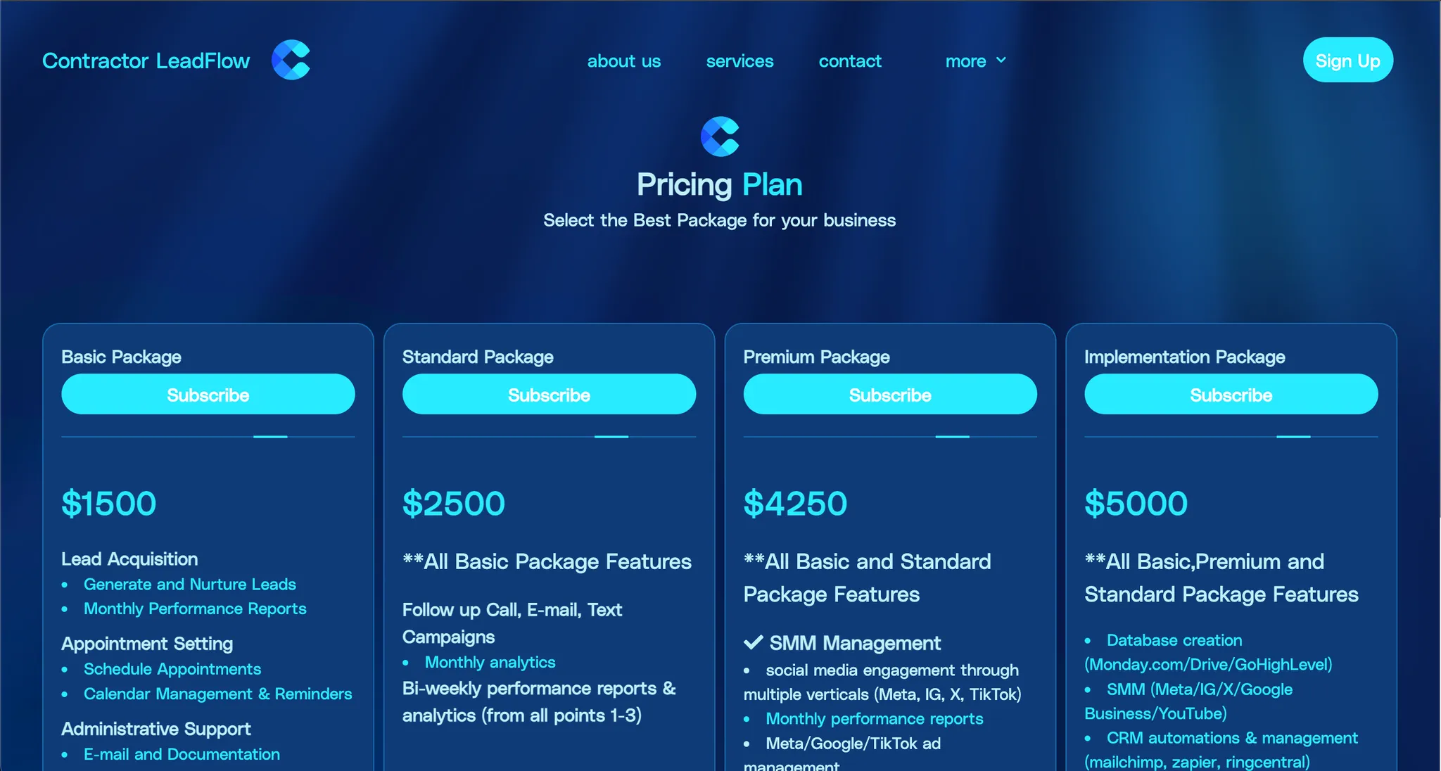 Contractor Lead Flow screenshot 4