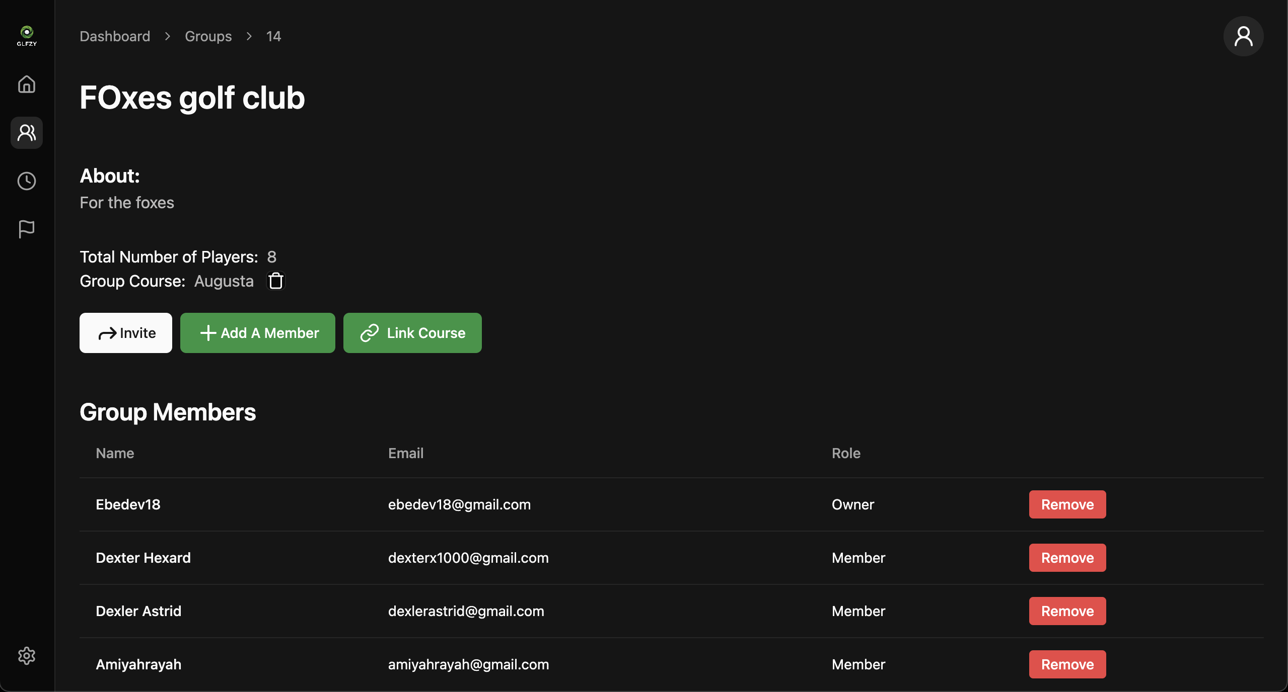 Glfzy - Golf Tee time management platform screenshot 3