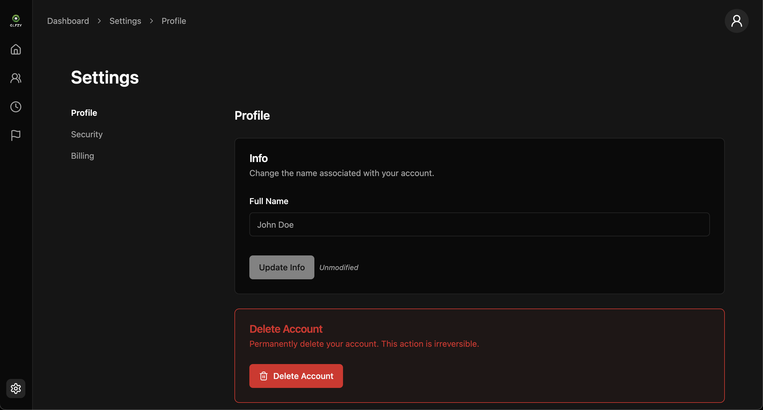 Glfzy - Golf Tee time management platform screenshot 5