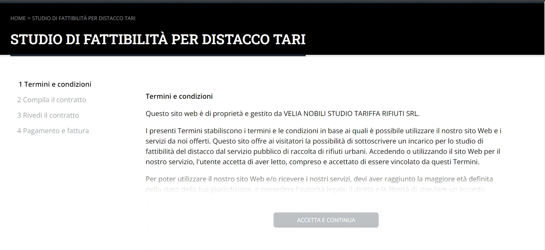 Velia Nobili T&C System